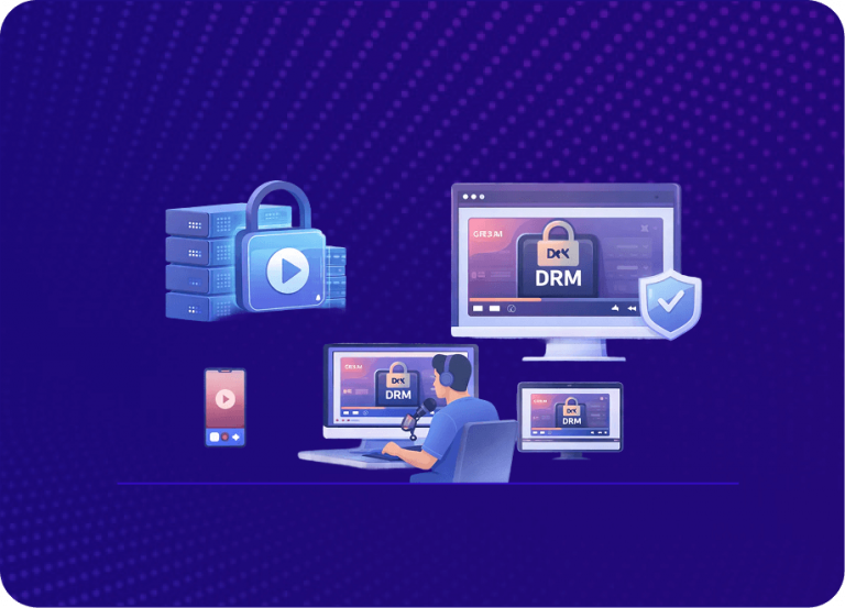 Encrypted Video Hosting with DRM for Content Protection